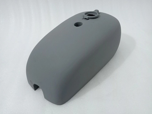 BSA A65 SPITFIRE HORNET 2 GALLON RAW STEEL PETROL FUEL GAS TANK With CAP | Fit - Picture 12 of 19