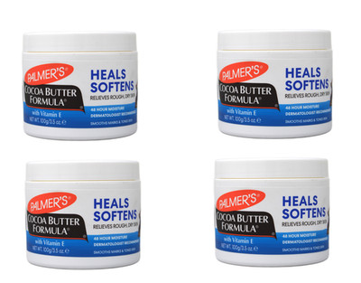 Palmer's Cocoa Butter Formula Jar 3.5oz Vitamin E Skin Moisturizer 4 Pack