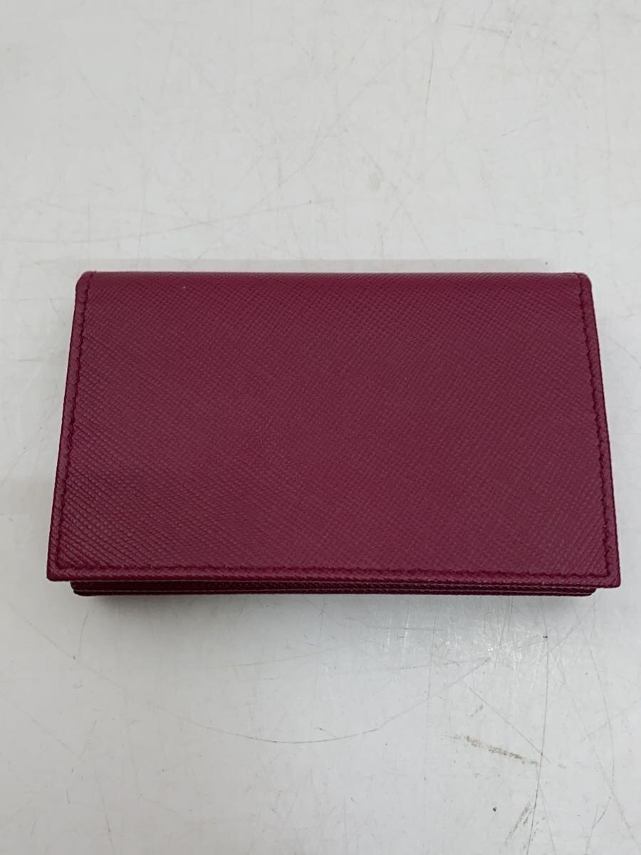 PRADA Card Case, Faux Leather, Pink, Women's thumbnail 2