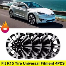 15 Set Of 4 Wheel Covers Snap On Hubcaps Full Hub Caps Fit R15 Tire Steel Rim