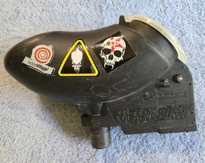 Viewloader VL Revolution Paintball Hopper w/ X Board, Black for Paintball Marker