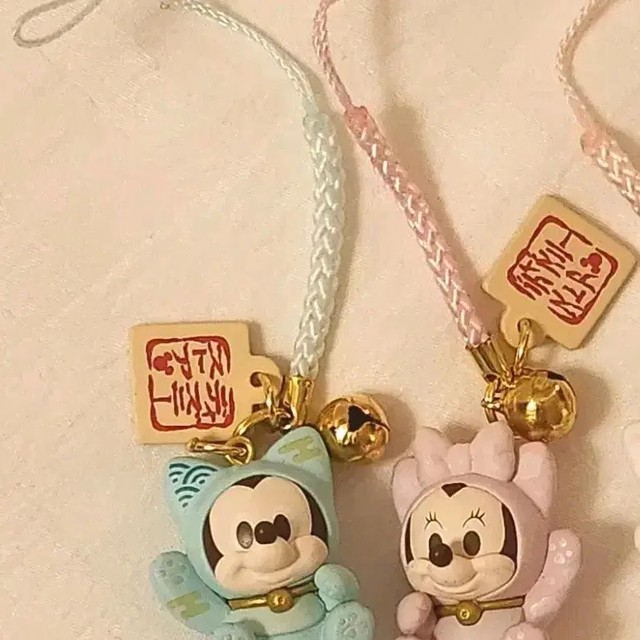 Disney Secret Strap Mickey & Minni, Maneki Neko Set