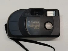 Vintage FUJIFILM Smart Shot Deluxe 35mm Film Camera. Point & Shoot - Works!