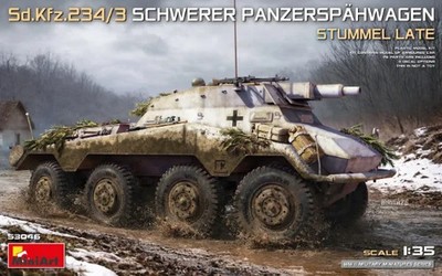 MiniArt 53046 1/35 Sd.Kfz.234/3 Stummel Late German Armored Car Kit