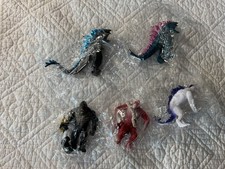 Godzilla vs Kong:  5 Action Figures -New In Sealed Packages Google Lens Info 