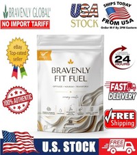 Bravenly Global Fit Fuel Creamy Vanilla 25 Scoops Servings - New Exp 2027  