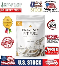 Bravenly Global Fit Fuel Creamy Vanilla 25 Scoops Servings - New! Exp 2027 ⚡