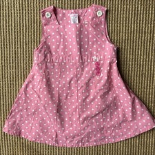 Vintage Y2K Gymboree Pink Polka Dot Dress with Bloomers - Size 18-24M