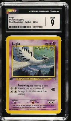 Lugia 20/64 CGC 9 Neo Revelation - 1st Ed. Pokemon Card - Photo 1/2