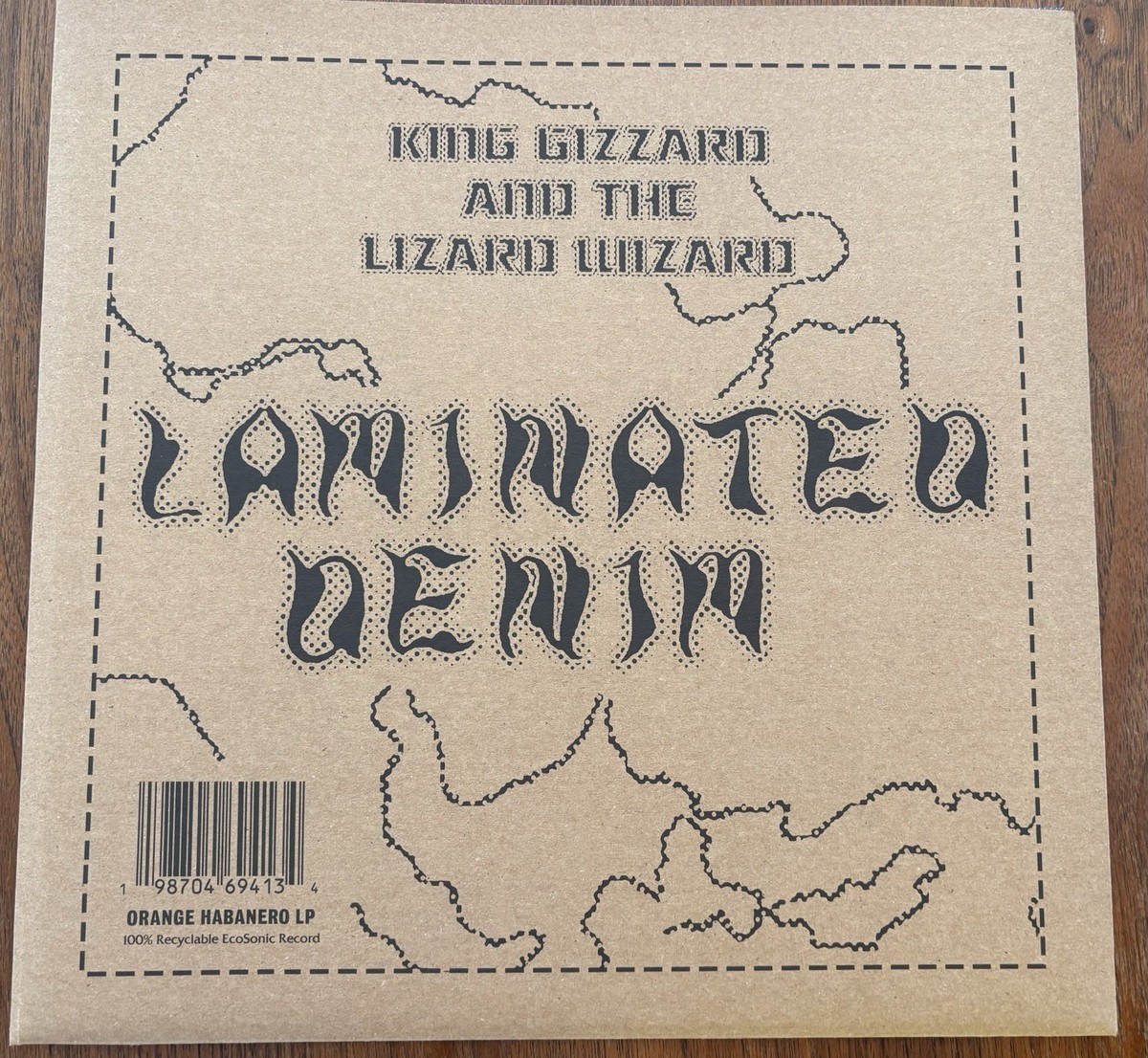邦楽 KM EVERYTHING INSIDE 2LP JJJ LEX C.O.S.A King Gizzard and the Lizard Wizard Laminated Denim LP Orange Vinyl