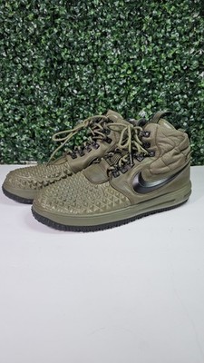 Nike Lunar Force 1 Duckboot 2017 Medium Olive Men 11.5 Waterproof Winter Boots