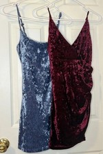 2 Forever 21 Velvet Dresses Small Homecoming
