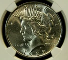 1923 BU U.S. Peace Silver Dollar NGC MS 63 #4