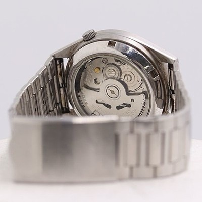 SEIKO 5 Automatic 7S26-3060 Military Ivory Dial Day Date Skeleton