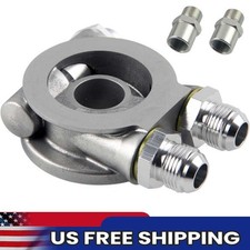 An8 Oil Cooler Filter Sandwich Plate Thermostat Adapter 34 16-unf M20x1.5 Bolt