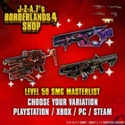 Borderlands 4✨SMG MASTERLIST BL4 LVL 50 ITEMS, GUNS GOD ROLL✅PC-PS-XBOX✨