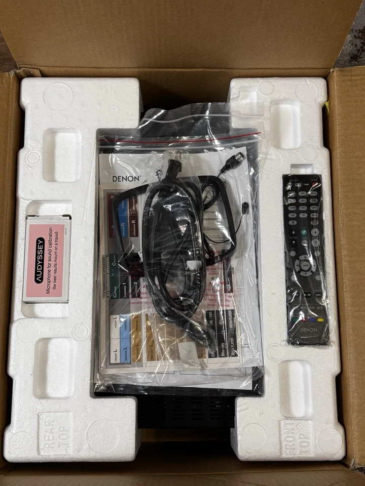 Denon AVR-X2400H 7.2 Ch 4K AV Receiver w/ HEOS® Built-in Bluetooth Wifi Comp New - Image 3 of 4