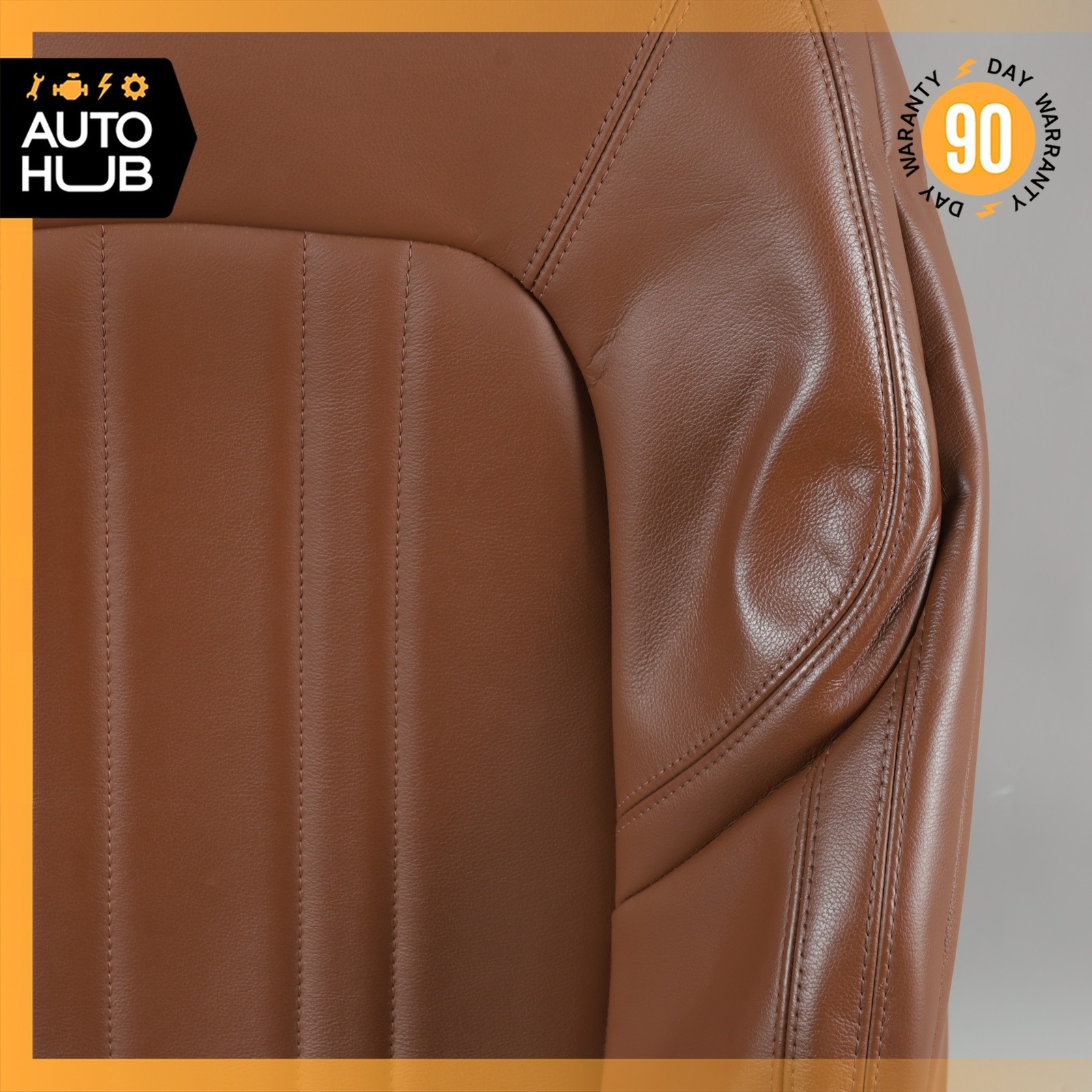 14-17 Maserati Ghibli M157 Front Right Top Upper Seat Cushion Brown OEM 68k