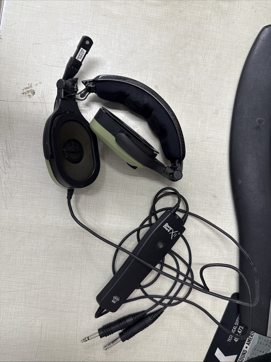はな　航空用ヘッドセット　David Clark【USED】 DAVID CLARK X11 HEADSET PILOT NOISE CANCELING AIRPLANE AVIATION