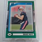 2024 Panini Donruss - Rated Rookie Drake Maye #379 Press Proof Green (RC)