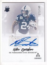 2019 Panini Luminance Rookie Ink Miles Sanders 171/349
