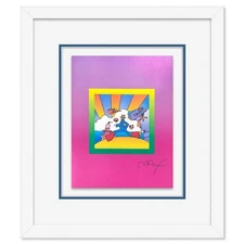 Peter Max, "Cosmic Runner on Blends Ver II" Framed Limited Edition Lithograph, N