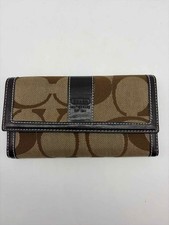 Pre-Owned Coach Tan Bi-Fold Bi-Fold Wallet