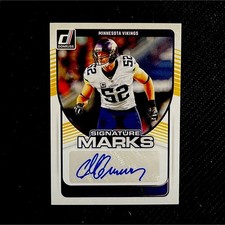 Panini Donruss 2024 Signature Marks Chad Greenway Minnesota Vikings Autograph
