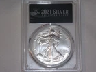 2021 - PCGS MS70 AMERICAN SILVER EAGLE 1 OZ * FIRST STRIKE *TYPE 2 *Black Label*