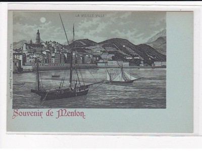 Vorläufer - Gruss Aus - Souvenir de Menton - sehr guter Zustand