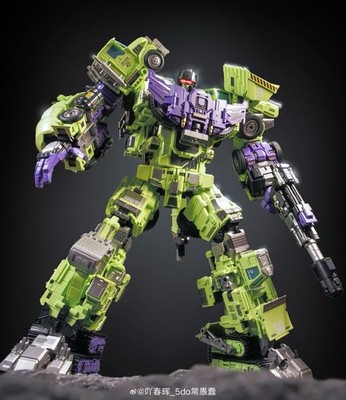 Mecha Invasion Giant Legion Devastator Green G1 Color Full Set of 6 US Seller