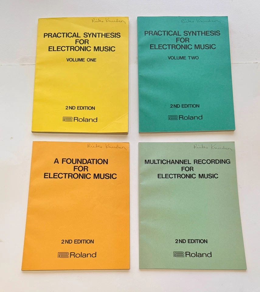 The Synthesizer 2nd Edition By Roland 4-book Collection in Original Sleeve - Image 4 of 4