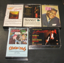 LOT of 5 ROCK & ROLL  Fats Domino, Chuck Berry, La Bamba OST, Cruisin'  CASSETTE