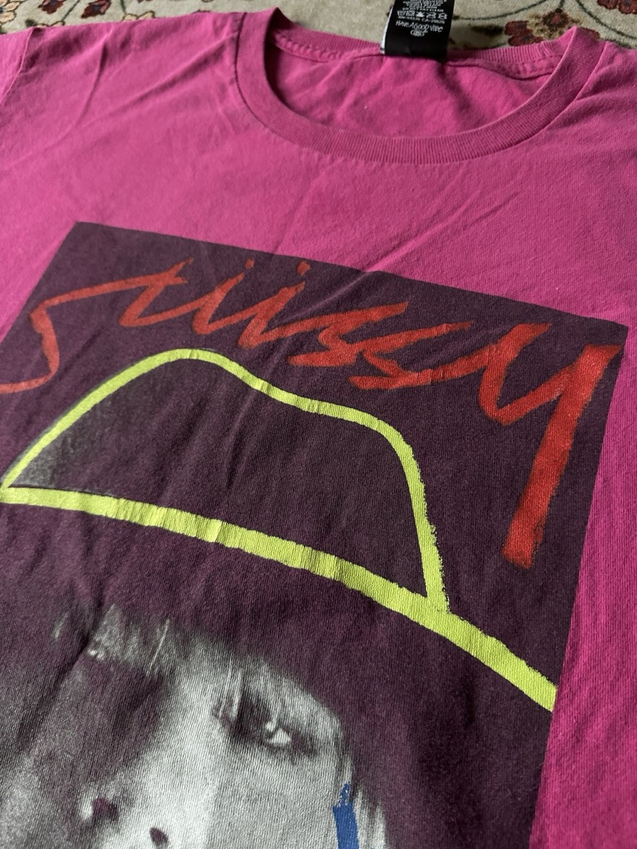 Vintage Stussy Laura Chapter “Compared to what?” T-Shirt SIZE M | eBay