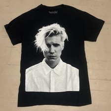 Justin Bieber Purpose Tour Size Small Black Concert Merchandise T-Shirt Tee