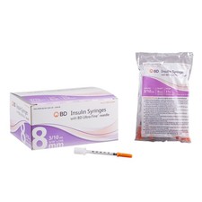 Becton-Dickinson 328438 Insulin Syringes 31 Gauge 5/16" 500/Pk 0.3mL