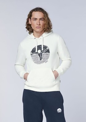 Chiemsee HOODY ZWIKO Men Sweatshirt Star White Weiß Hoodie Taschen Neu