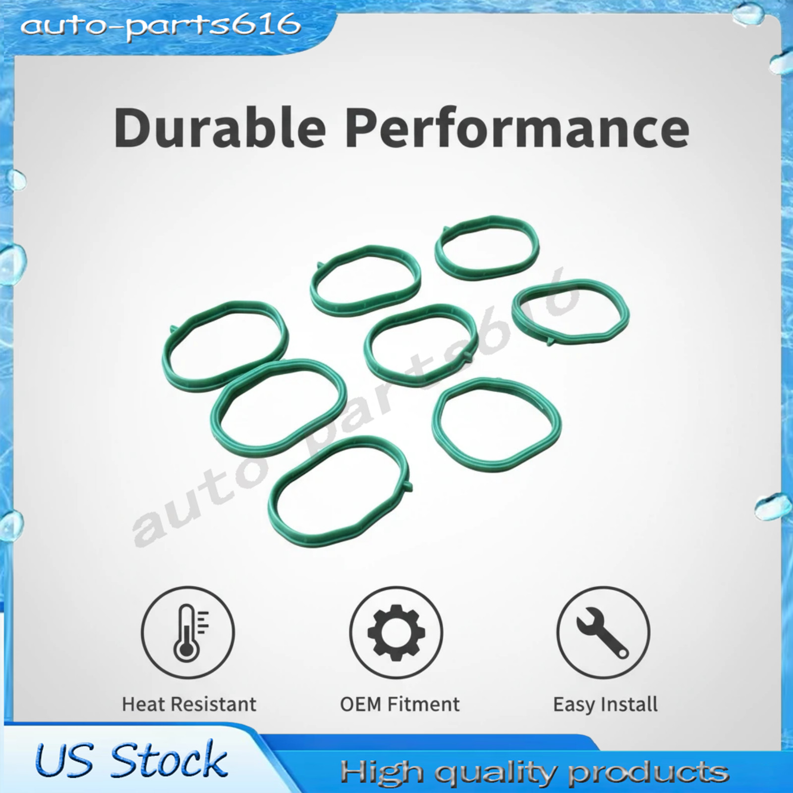 New For Maserati Quattroporte GT GC Intake Manifold Position Gaskets 255738 US