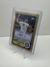 2025 Topps Archives Josh Jung Gold Foil /50 Boardwalk And Baseball 87BBA-JJ