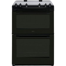 AEG CCX6501ACB 60cm Free Standing Electric Cooker with Ceramic Hob Black A