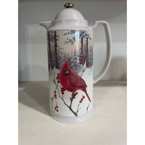 Lenox Winter Greetings Scenic Cardinal Thermal Carafe