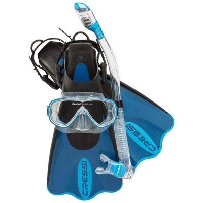 Open Box Cressi Palau SAF Set - Blue - SMMD