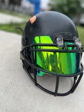 Xenith X2E+ Youth Football Helmet Matt Black Size Medium Used With Chin Strap