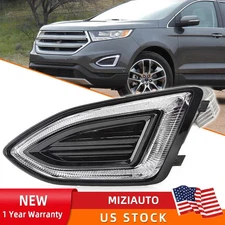 LED DRL Bumper Fog Light Lamp For 2015 2016 2017 2018 Ford Edge Left Driver Side