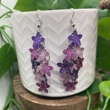 3  Silver-tone Boho Ethnic Retro Drop Dangle Earring Set New Free Ship B926