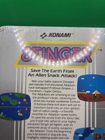 Stinger Nes Sealed Rare Hangtab Wata Cgc Vga Psa It key title!!