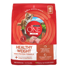 Purina ONE Plus Healthy Weight Dry Dog Food High Protein Real Turkey 40 lb