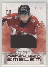 2007-08 ITG O Canada Game-Used Jersey Emblem /20 Karl Alzner #GUE-43 2o7