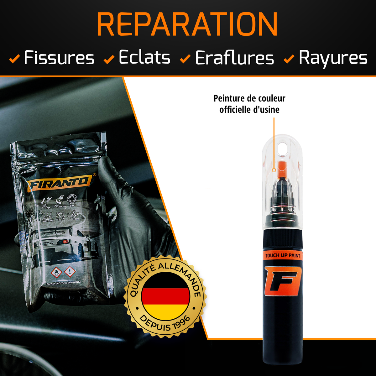 Résine UV - FDIT - 75g - Transparente - Séchage Rapide - Anti