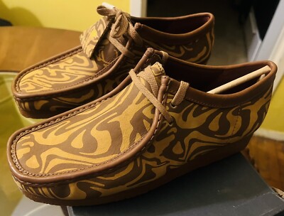 2019 Clarks X Wu Wear Wallabees Lo Size 10.5 Brown Brand New | eBay
